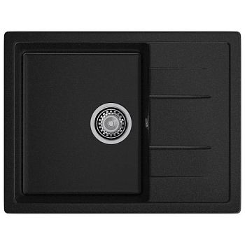 Кухонная мойка GranFest QUADRO 650L, черный