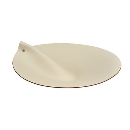 Colombo Adj Крышка для круглой корзины, D40 см, цвет: панна котта/белый, артикул BADJA044-1610