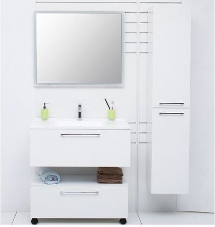 Шкаф-пенал De Aqua Тока 1БК 35 R белый, артикул 00167295