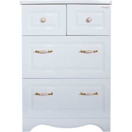 Комод Бриклаер Анна 65 Белый, артикул 4627125411403