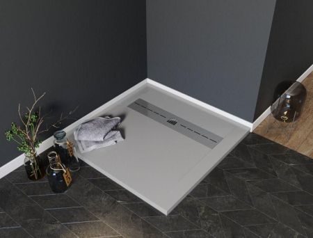 Душевой поддон Aquanet Delight 90х90 серый, артикул 00258882