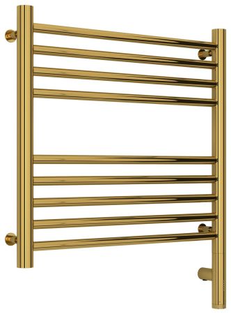 Полотенцесушитель электрический "БОГЕМА 3.0" прямая 500х500 / МЭМ правый (Золото)