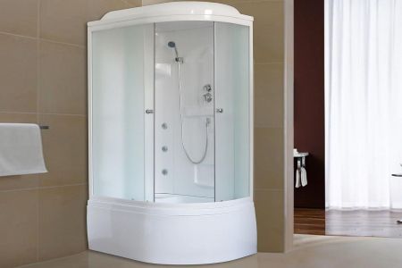 Душевая кабина Royal Bath RB 8120BK2-M (матовое) левая, артикул RB8120BK2-M-L