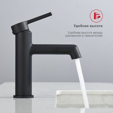 Смеситель для раковины Raglo R20.10.06, черный