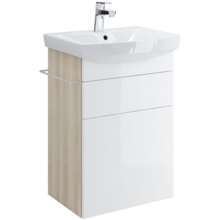 Тумба под раковину Cersanit Smart Carina 50 подвесная Белая B-SU-SMA-CA50/Wh, артикул B-SU-SMA-CA50/Wh