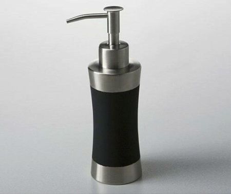Дозатор жидкого мыла WasserKRAFT Wern K-7599 Хром Черный Дозатор жидкого мыла WasserKRAFT Wern K-7599 Хром Черный