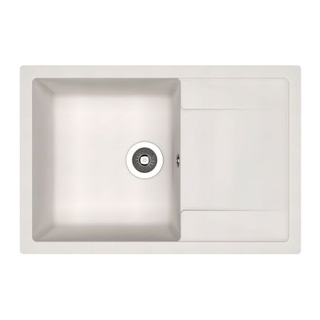Кухонная мойка Dr. Gans ТЕХНО 25.030.D0760.401, белый, артикул 25.030.D0760.401