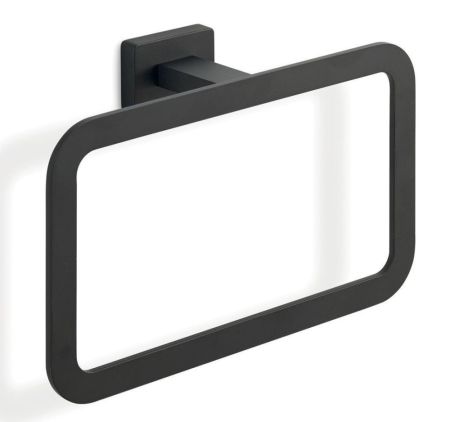 Gedy Atena, полотенцедержатель - кольцо, цвет черный матовый, артикул 4470(14)