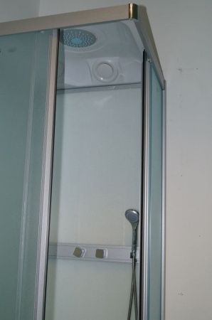 Душевая кабина Parly Frost FQ81 80х215 профиль Сатин стекло матовое рифленое