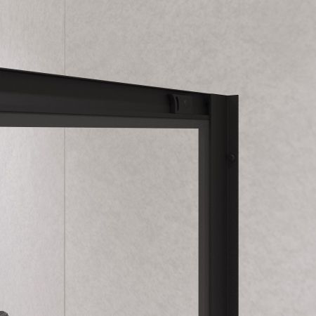 Душевой уголок полукруглый, стеклянный с раздвижными дверями на роликах - RGW PA-51B (Прозрачное, 900x900)