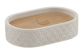 Gedy Afrodita, настольная мыльница, цвет серый