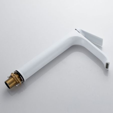 Смеситель для раковины высокий Shevanik S4111C, белый