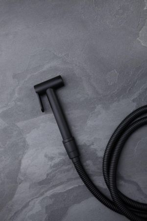 Гигиеническая лейка Allen Brau Priority 5.31028-31 черный матовый, артикул 5.31028-31