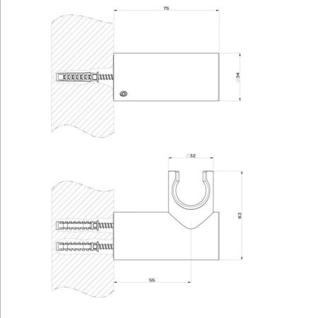 GESSI INCISO Держатель для душевой лейки поворотный, цвет: золото, артикул 58160#246