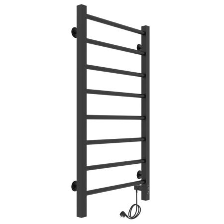 Полотенцесушитель электро "Феличия ЧКЧ8 400х800", черный муар, правый