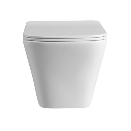 Унитаз подвесной Cool VT1-210 безободковый, цвет белый, ультратонкое soft-close сиденье, артикул VT1-210