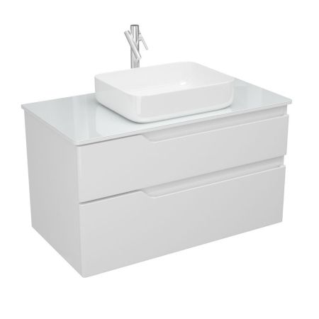 Тумба Hella Cristal 100, белый лак, артикул OW24.19.00