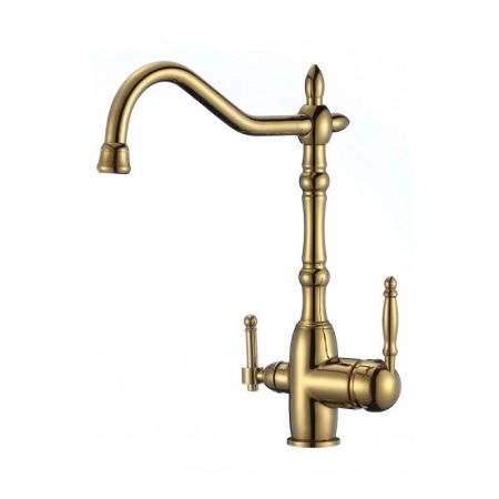 Смеситель для кухни с подключением к фильтру Savol S-L1803B, золото, артикул S-L1803B
