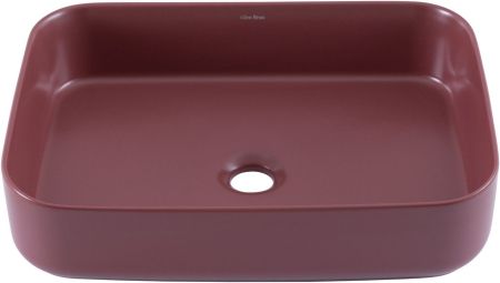 Раковина накладная Allen Brau Fantasy 50 4.11021.BD бордо, артикул 4.11021.BD