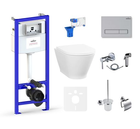 Комплект 10 в 1 Lavinia Boho Elegant Rimless 75110799, премиум с пластиковой клавишей, артикул 75110799