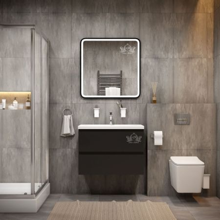 Зеркало с подсветкой ART&MAX GENOVA AM-Gen-800-800-DS-F, артикул AM-Gen-800-800-DS-F