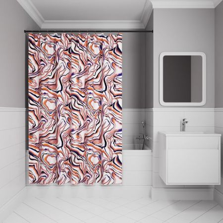 Штора для ванной IDDIS Base 200x180 см, Полиэстер (BX01P18i11), артикул BX01P18i11