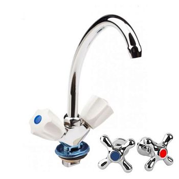 Смеситель для кухни Сантаком 120119с, хром