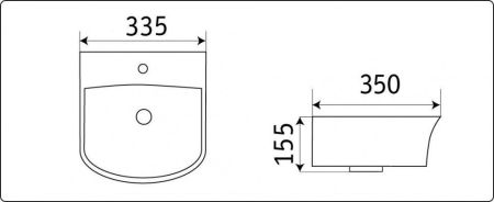 Умывальник CeramaLux 78369