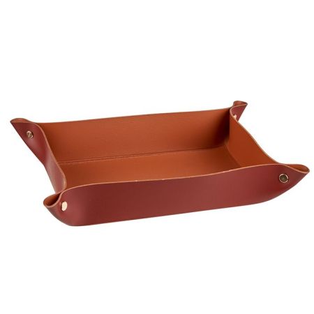 Colombo Adj Мелочница, 20x14H5 см, цвет: бордо/коньяк, артикул BADJ0107-3009