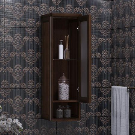 Шкаф подвесной одностворчатый Клио правый Opadiris Орех антикварный