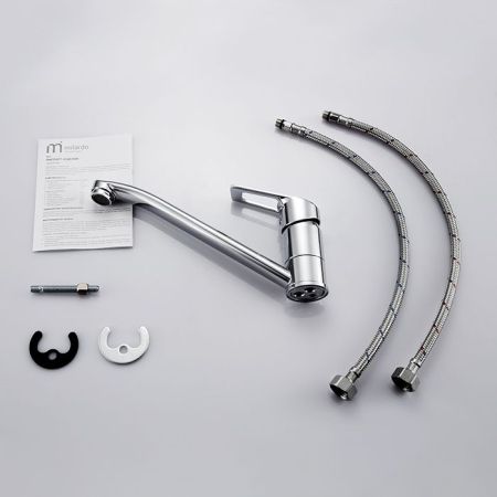 Смеситель для кухни Milardo Amur AMUSB00M05 хром