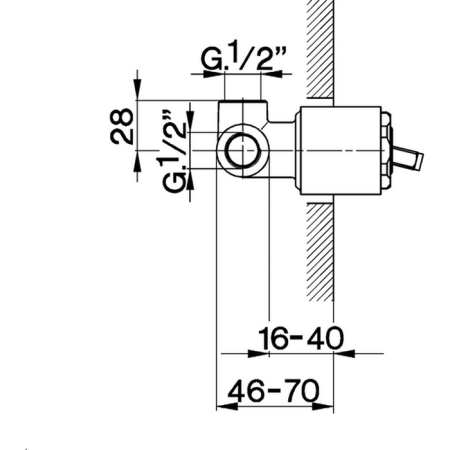 Внутрення часть, Cisal, Arcana, назначение-смеситель для душа, стандарт подвода воды-1/2"