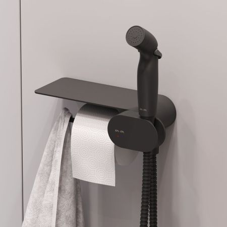 CK70H1103B Spirit V2.0 набор подвесной унитаз с гиг.душем, черный, артикул CK70H1103B