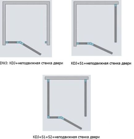 Душевая дверь Radaway Euphoria KDJ 110 120 130 L фурнитура Хром стекло прозрачное, артикул 383812-01L
