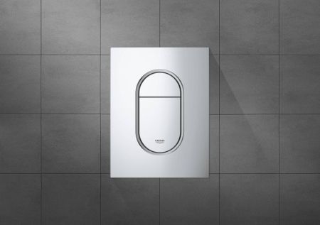 Панель смыва для унитаза GROHE Arena Cosmopolitan, размер S, хром (37624000), артикул 37624000