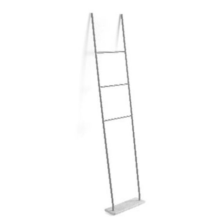 Bertocci Carrarino Полотенцедержатель напольный 400х1700 мм., основание мрамор Carrara, цвет хром, артикул 124 4730 0000