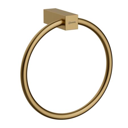 Полотенцедержатель Lemark VALDAY настенный, сталь, брашированное золото (LMA-8113S2-BRG), артикул LMA-8113S2-BRG