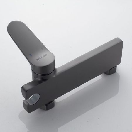 Гигиенический душ со смесителем Shevanik S4305T-1, оружейная сталь