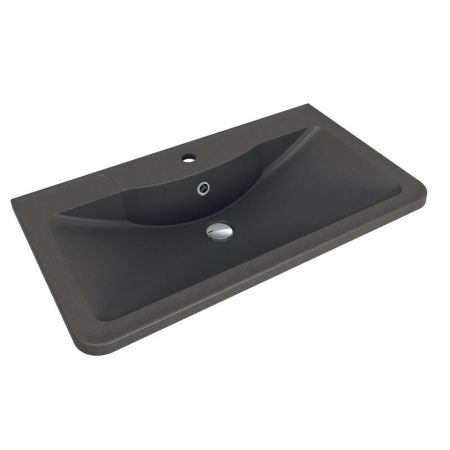 Раковина Florentina Аллегро 80 см 10.020.00800.302, антрацит, артикул 10.020.00800.302