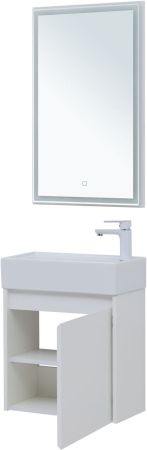 Мебель для ванной Aquanet Nova Lite 50 белый глянец (с дверецей), артикул 00302531