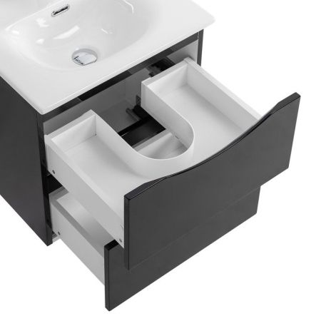 MARINO-CER-MINI База под раковину подвесная с двумя выкатными ящиками, Rovere Rustico, 596x390x500, MARINO-CER-MINI-600-2C-SO-RR-P, артикул MARINO-CER-MINI-600-2C-SO-RR-P