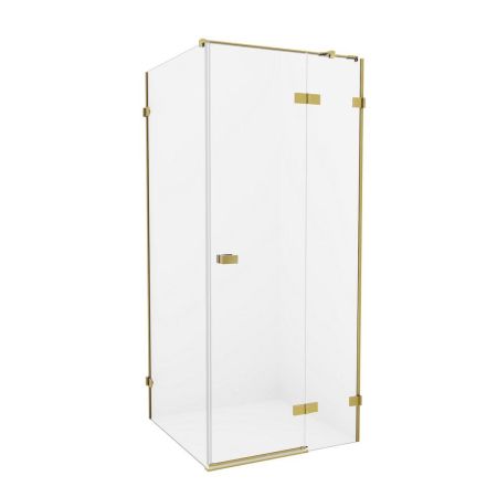 Душевое ограждение NEW TRENDY AVEXA GOLD BRUSHED 100x70x200 EXK-1753 (брашированное золото), артикул EXK-1753