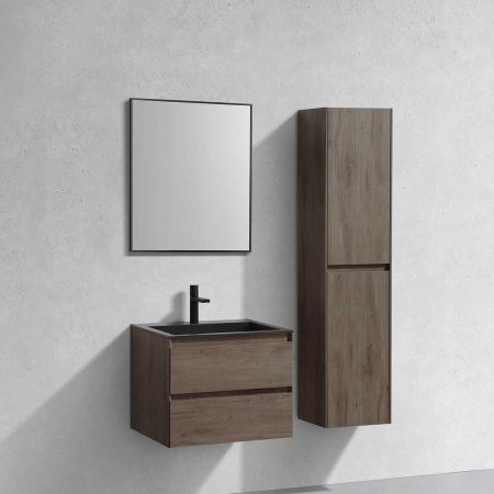 База под раковину Luka 600 подвесная, 2 выкатных ящика soft-close, R.Oak, артикул VMC-2L600RO