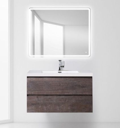 Тумба под раковину BelBagno Luce 100 LUCE-1000-2C-SO-PT подвесная Камень Тумба под раковину BelBagno Luce 100 LUCE-1000-2C-SO-PT подвесная Камень