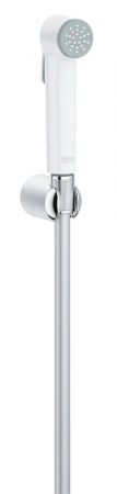 Набор для гигиенического душа GROHE Tempesta-F (гигиенический душ, настенный держатель, шланг 1000 мм), белая луна (26355IL0), артикул 26355IL0