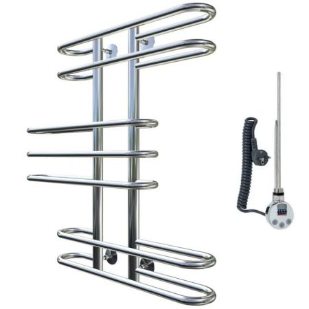 Электрический полотенцесушитель Тругор Грация элТЭН 80x60 Хром