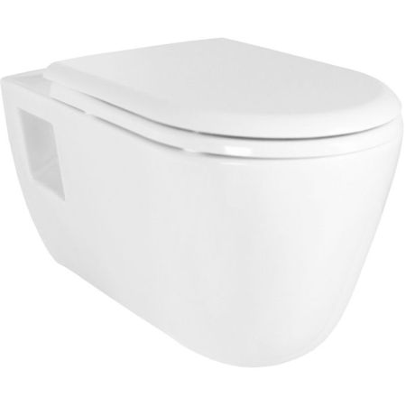 Унитаз Creavit Patera TP328.00100 подвесной Белый без сиденья, артикул TP328.00100