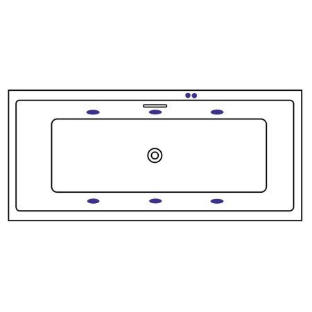 Ванна EXCELLENT Heaven Slim 170x75 "SOFT" (хром), артикул WAEX.HEV17S.SOFT.CR