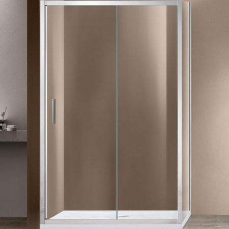 Душевой уголок Vincea Garda VSR-1G9015CL 150х90 профиль Хром стекло прозрачное, артикул VSR-1G9015CL