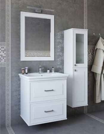 Зеркало Sanflor Модена 75 С04612 Белое, артикул С04612